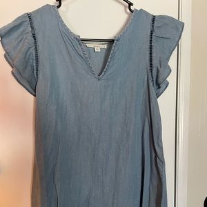 Chambray top